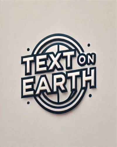 Text on Earth